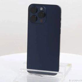 〔中古品〕 iPhone15 Pro Max 512GB ブルーチタニウム MU6X3J／A SIMフリー【349】