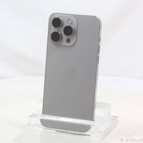 〔中古品〕 iPhone15 Pro Max 512GB ナチュラルチタニウム MU6W3J／A SIMフリー【377】