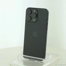 〔中古品〕 iPhone15 Pro Max 512GB ブラックチタニウム MU6U3J／A SIMフリー【377】