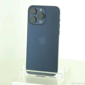 〔中古品〕 iPhone15 Pro Max 512GB ブルーチタニウム MU6X3J／A SIMフリー【295】
