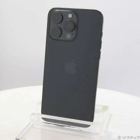 〔中古品〕 iPhone15 Pro Max 512GB ブラックチタニウム MU6U3J／A SIMフリー【368】
