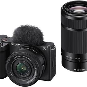 【中古】SONY ソニー VLOGCAM ZV-E10 II ダブルズームレンズキット ブラック [ZV-E10M2X B]