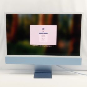 【限定10%OFFクーポン】 中古 Apple iMac 2023 MQRQ3J/A M3 メモリ8GB SSD256GB ブルー Sequoia 24インチ 1年保証 レビュー特典：延長保証 デスクトップパソコン