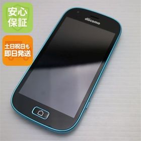 安心保証 超美品 F-03K らくらくスマートフォン me ブルー 本体 白ロム