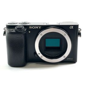 ソニー SONY α6000 ボディ ILCE-6000 B ブラック デジタル ミラーレス 一眼カメラ 【中古】