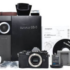 [完動美品] シャッター1707回 OLYMPUS OM-D E-M5 Mark II ブラック 箱付き #2687306A