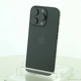 〔中古品〕 iPhone16 Pro 256GB ブラックチタニウム MYN03J／A SIMフリー【258】