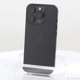 〔中古品〕 iPhone16 Pro 256GB ブラックチタニウム MYN03J／A SIMフリー【198】