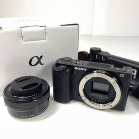 2511M4308 SONY ソニー ミラーレス一眼 α ZV-E10/レンズ SELP1650 通電確認済 箱・三脚付