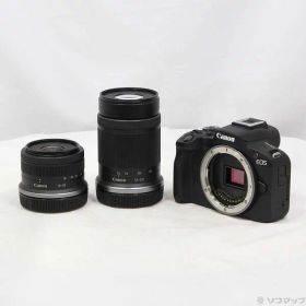【中古】Canon(キヤノン) EOS R50 ダブルズームキット ブラック 【198-ud】
