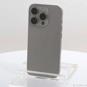 〔中古品〕 iPhone15 Pro 256GB ナチュラルチタニウム MTUF3J／A SIMフリー【377】