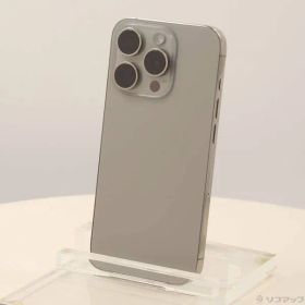 〔中古品〕 iPhone15 Pro 256GB ナチュラルチタニウム MTUF3J／A SIMフリー【258】