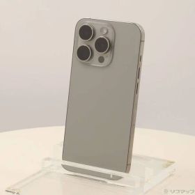 〔中古品〕 iPhone15 Pro 256GB ナチュラルチタニウム MTUF3J／A SIMフリー【276】