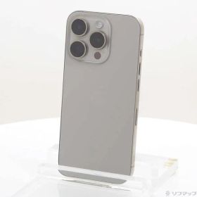 〔中古品〕 iPhone15 Pro 256GB ナチュラルチタニウム MTUF3J／A SIMフリー【262】