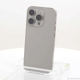 〔中古品〕 iPhone15 Pro 256GB ナチュラルチタニウム MTUF3J／A SIMフリー【295】
