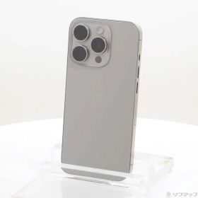 〔中古品〕 iPhone15 Pro 256GB ナチュラルチタニウム MTUF3J／A SIMフリー【371】