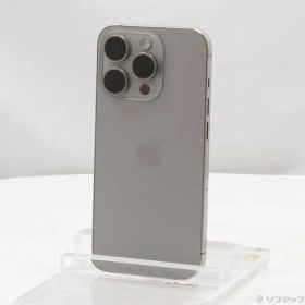 〔中古品〕 iPhone15 Pro 256GB ナチュラルチタニウム MTUF3J／A SIMフリー【269】