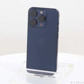 〔中古品〕 iPhone15 Pro 256GB ブルーチタニウム MTUG3J／A SIMフリー【349】