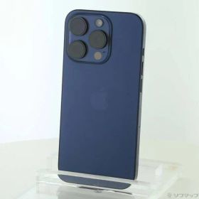 〔中古品〕 iPhone15 Pro 256GB ブルーチタニウム MTUG3J／A SIMフリー【269】