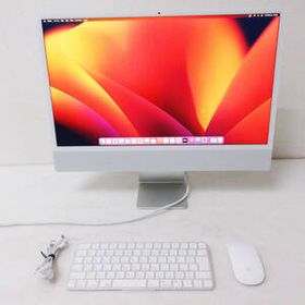 kkm5595 パソコン iMac Retina 4.5K 24インチ (Mid 2021) Apple M1 8コア/8GB/SSD 256GB シルバー MGTF3J/A A2439 マック