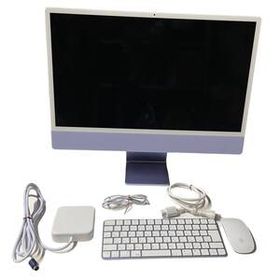 ◆Apple アップル iMac 2021 24インチ Apple M1 8GB SSD 256GB パープル デスクトップ 中古品 初期化済 箱無 X101084NN