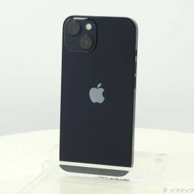 〔中古品〕 iPhone13 128GB ミッドナイト MLNC3J／A SIMフリー 〔ネットワーク利用制限▲〕【297】