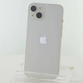〔中古品〕 iPhone13 128GB スターライト MLND3J／A SIMフリー【262】