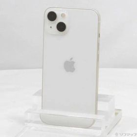 〔中古品〕 iPhone13 128GB スターライト MLND3J／A SIMフリー【196】