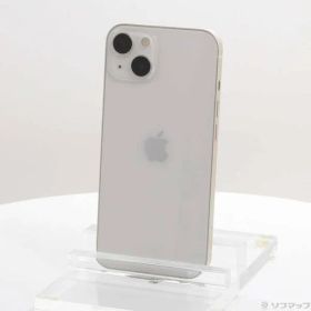 〔中古品〕 iPhone13 128GB スターライト MLND3J／A SIMフリー【377】