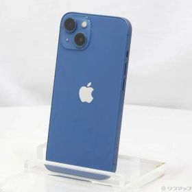 〔中古品〕 iPhone13 128GB ブルー MLNG3J／A SIMフリー【196】
