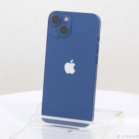 〔中古品〕 iPhone13 128GB ブルー MLNG3J／A SIMフリー【198】