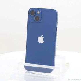 〔中古品〕 iPhone13 128GB ブルー MLNG3J／A SIMフリー【368】