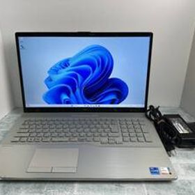 富士通 LIFEBOOK NH90/H1 第12世代 Core i7 メモリ16GB SSD512GB Blu-ray 顔認証 17.3型FHD Windows11 ノートPC 大画面 中古 N7J1208