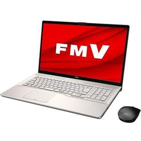 【中古】富士通 FMV LIFEBOOK NH90/E2 シャンパンゴールド - 17.3型 ハイスペック ノートパソコン[Core i7 / メモ