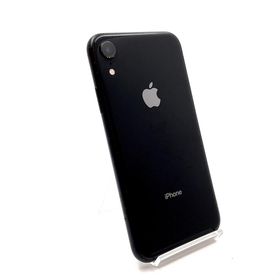 アップル(Apple)の【全額返金保証】【最速発送】Apple iPhone iPhone XR 64GB ブラック au SIMフリー 動作確認済(スマートフォン本体)