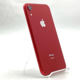 アップル(Apple)の【全額返金保証】【最速発送】Apple iPhone iPhone XR 64GB (PRODUCT)RED docomo 動作確認済(スマートフォン本体)
