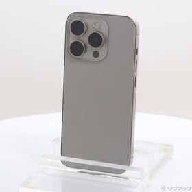 〔中古〕Apple(アップル) iPhone15 Pro 512GB ナチュラルチタニウム MTUK3J／A SIMフリー〔377-ud〕