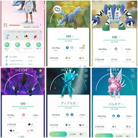 【⭐️TL51】💥伝説個体値💯: 3体、✨色違い:35体、💥伝説:120体 | ポケモンGOのアカウントデータ、RMTの販売・買取一覧