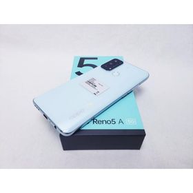 (中古) OPPO Reno5 A アイスブルー /A101OP 【Y!mobile SIMFREE】、Ymobile