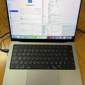 【美品・充放電回数2】MacBook Pro 14インチ CTO (2021) M1 Max(CPU:10C/GPU:32C)/RAM 64GB/SSD 4TB/スペースグレイ m1max
