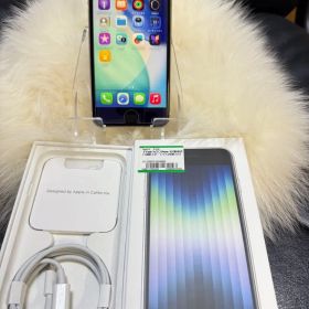 iphone SE 第3世代 スターライト64GB国内版 SIMフリー「箱付き」