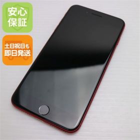 アイフォーン(iPhone)の超美品 SIMフリー iPhone8 PLUS 64GB レッド 白ロム M777(スマートフォン本体)