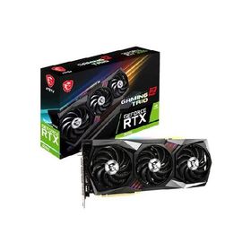 MSI GeForce RTX 3080 Gaming Z Trio 10G LHR ゲーミンググラフィックスカード - NVIDIA RTX 3080 LHR GPU 1830 MHz 10GB GDDR6X メモリ ブラック_並行輸入