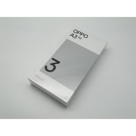 【未使用】Oppo ymobile 【SIMフリー】 OPPO A3 5G 4GB 128GB ブラック【ECセンター】保証期間３ヶ月