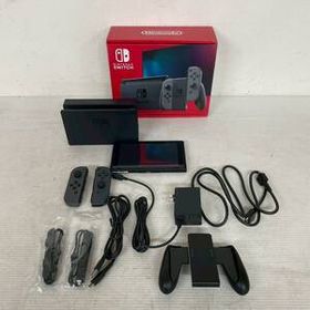 【Nintendo】Switch HAC-001 任天堂 ニンテンドー スイッチ グレー 家庭用 ゲーム機 動作確認済み 初期化済み A0295