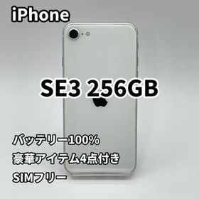 電池新品 iPhone SE3 256GB 本体 SIMフリー 完動品 第3世代