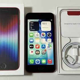 SIMフリー iPhoneSE3 128GB Product Red シムフリー アイフォンSE iPhone SE 3 第三世代 第3世代 レッド 本体 SIMロックなし A2782 91％