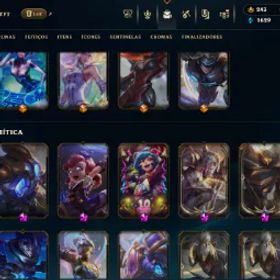 アカウント LV 101... 138 チャンピオン、407 スキン 日本の船に乗って 鯖.