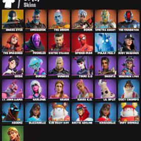 【31 スキン】 (pc/PSN) オーラ |ABSENZ | スパイダーマン | スネーク 目 |オメガロック |ザ Origin |ローニン |スペクトラナイト |財団