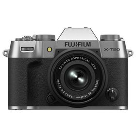 [新品]FUJIFILM フジフイルム X-T50 JP XC15-45mmレンズキット シルバー（日本語・英語のみ対応）（キャッシュバックキャンペーン対象商品）